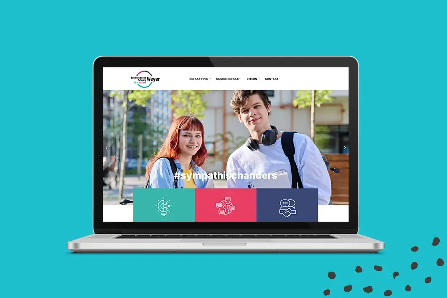 BBS Weyer Website Überblick