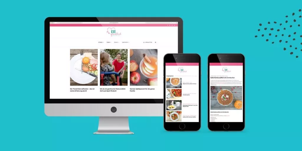 Fit & Glücklich Website