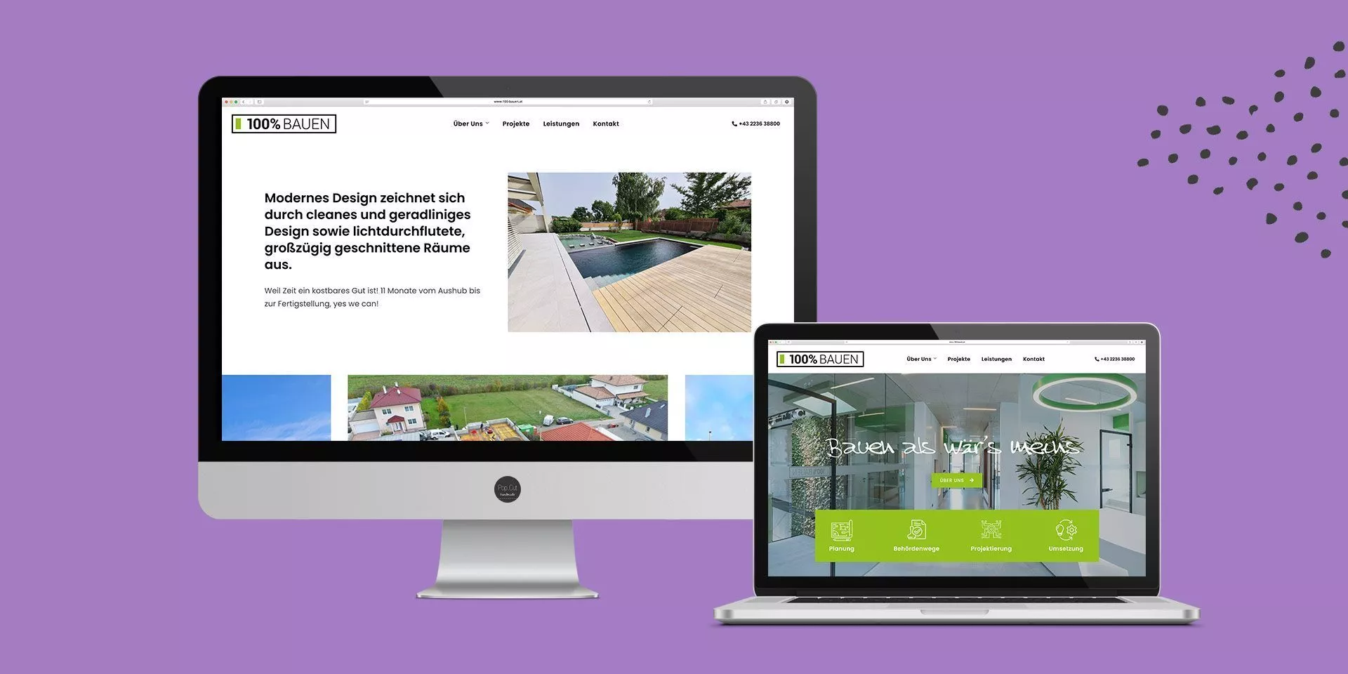 100% BAUEN Website