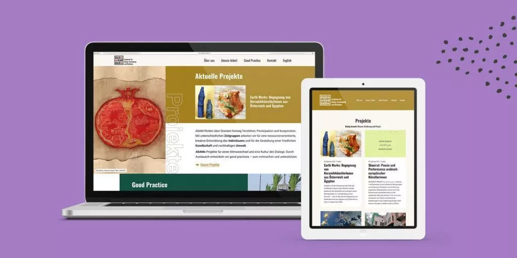 Akademie ADAM Website