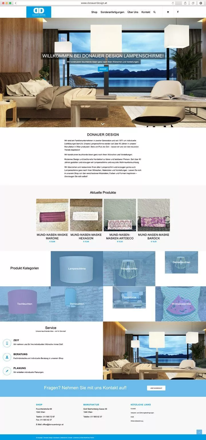 Donauer Design Lampenschirme Webshop