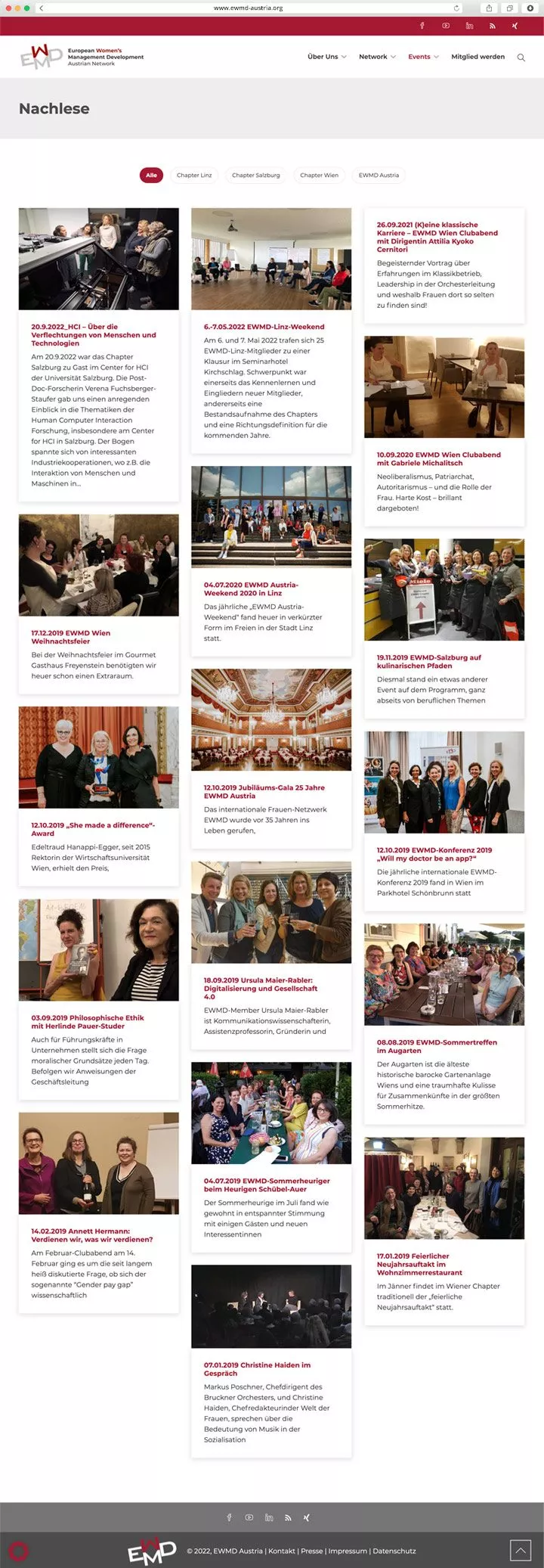 EWMD Austria Website