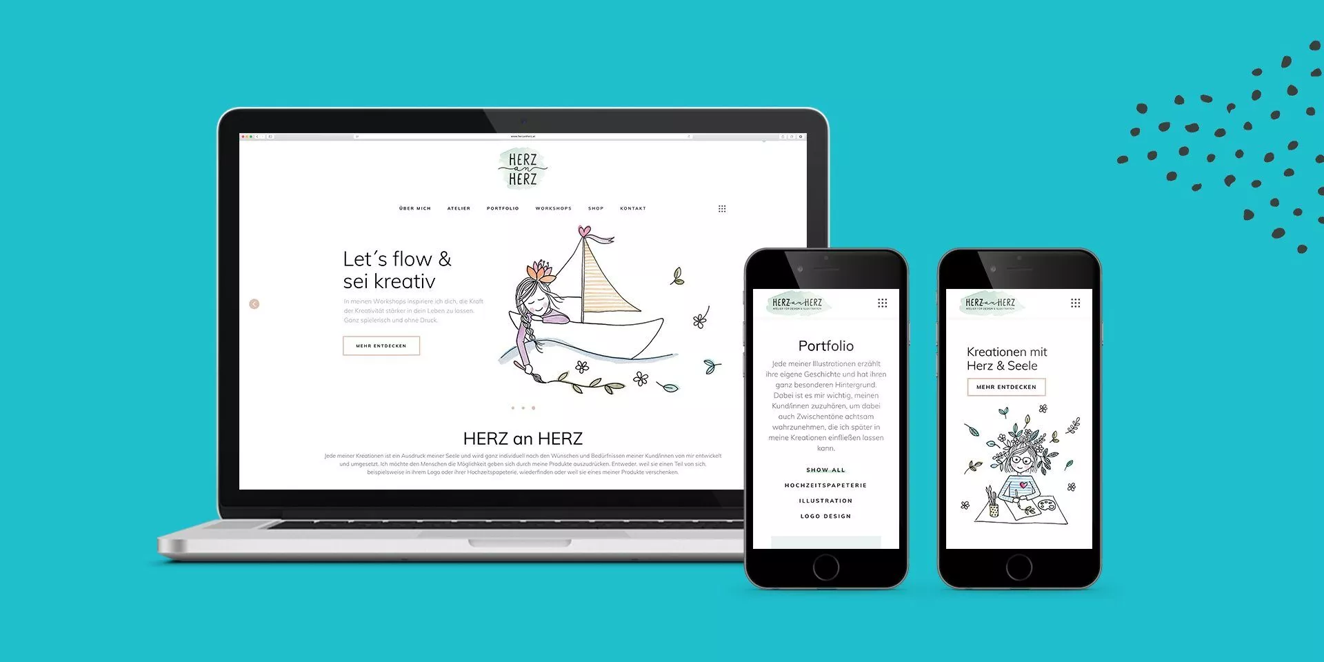 Herz an Herz Website