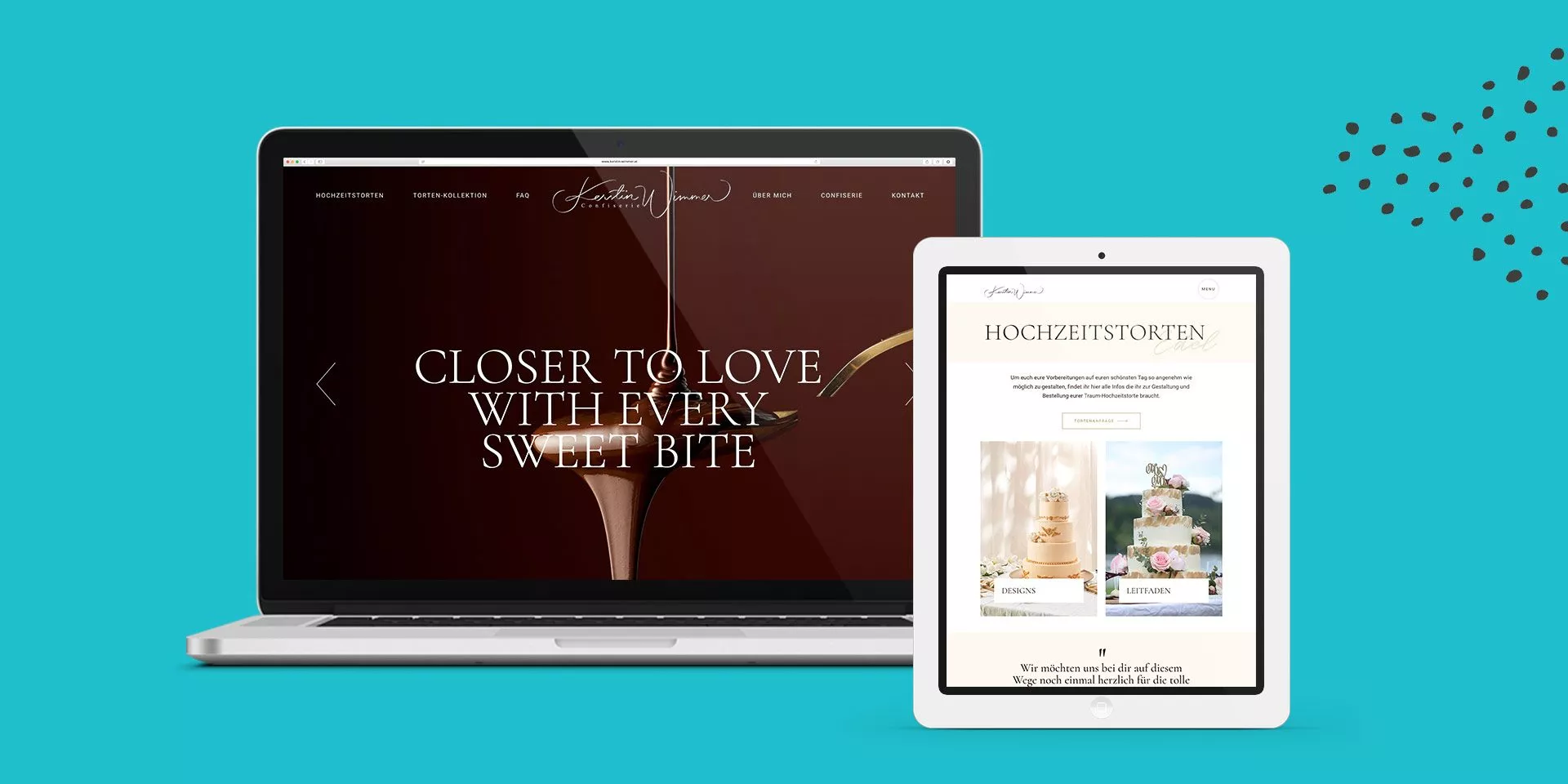 Kerstin Wimmer Confiserie Website