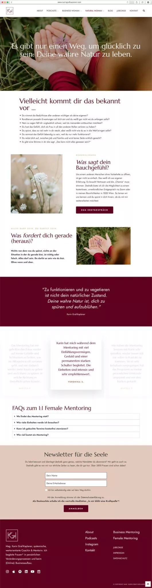 Karin Graf-Kaplaner Website