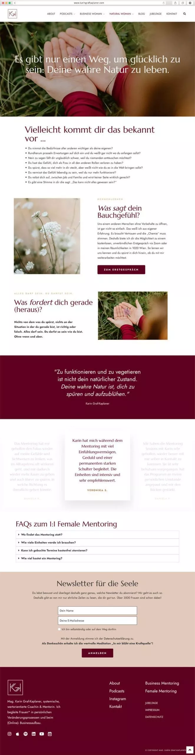 Karin Graf-Kaplaner Website
