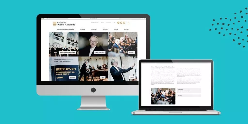Wiener Akademie Screendesign