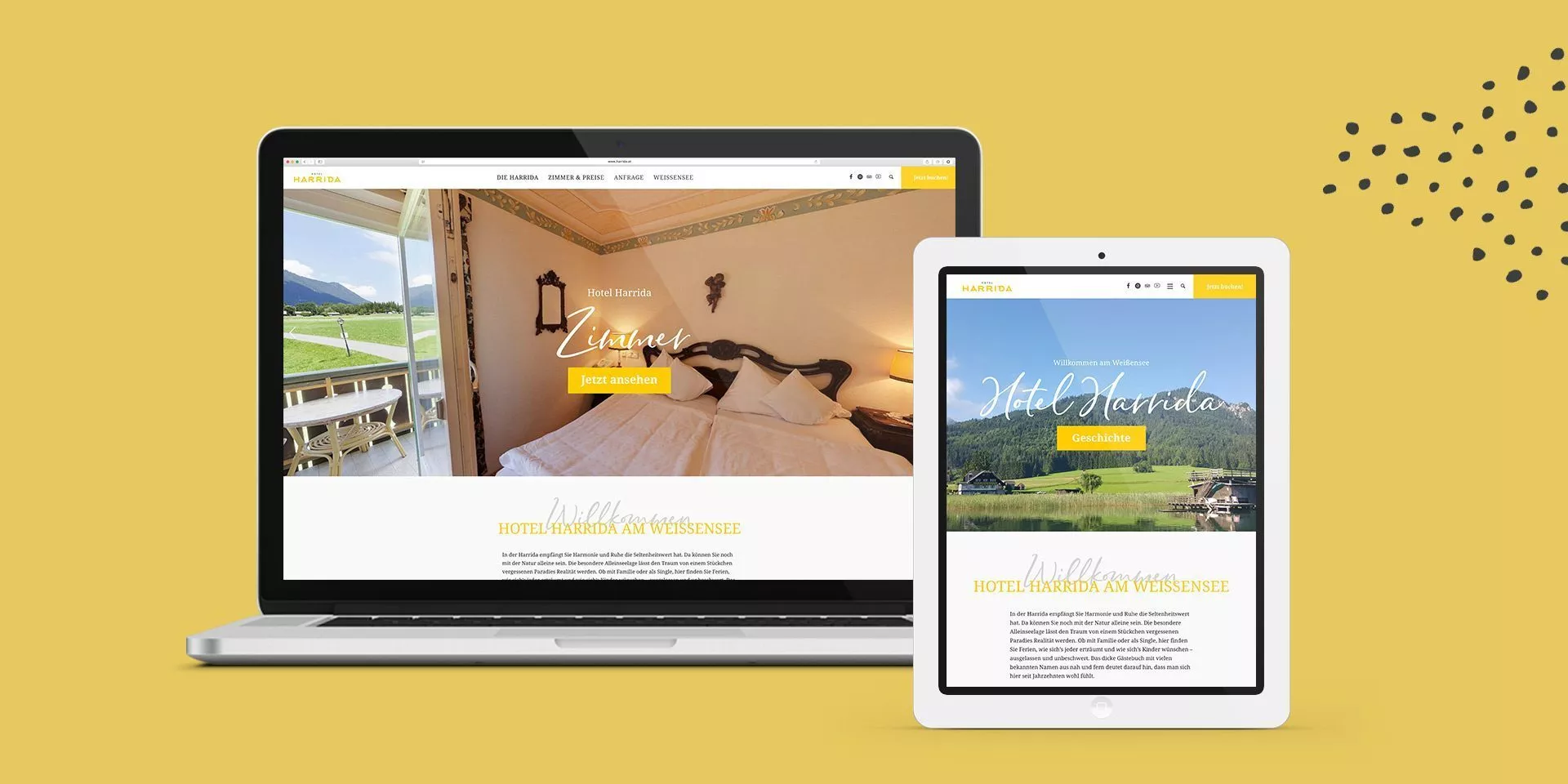 Hotel Harrida Website