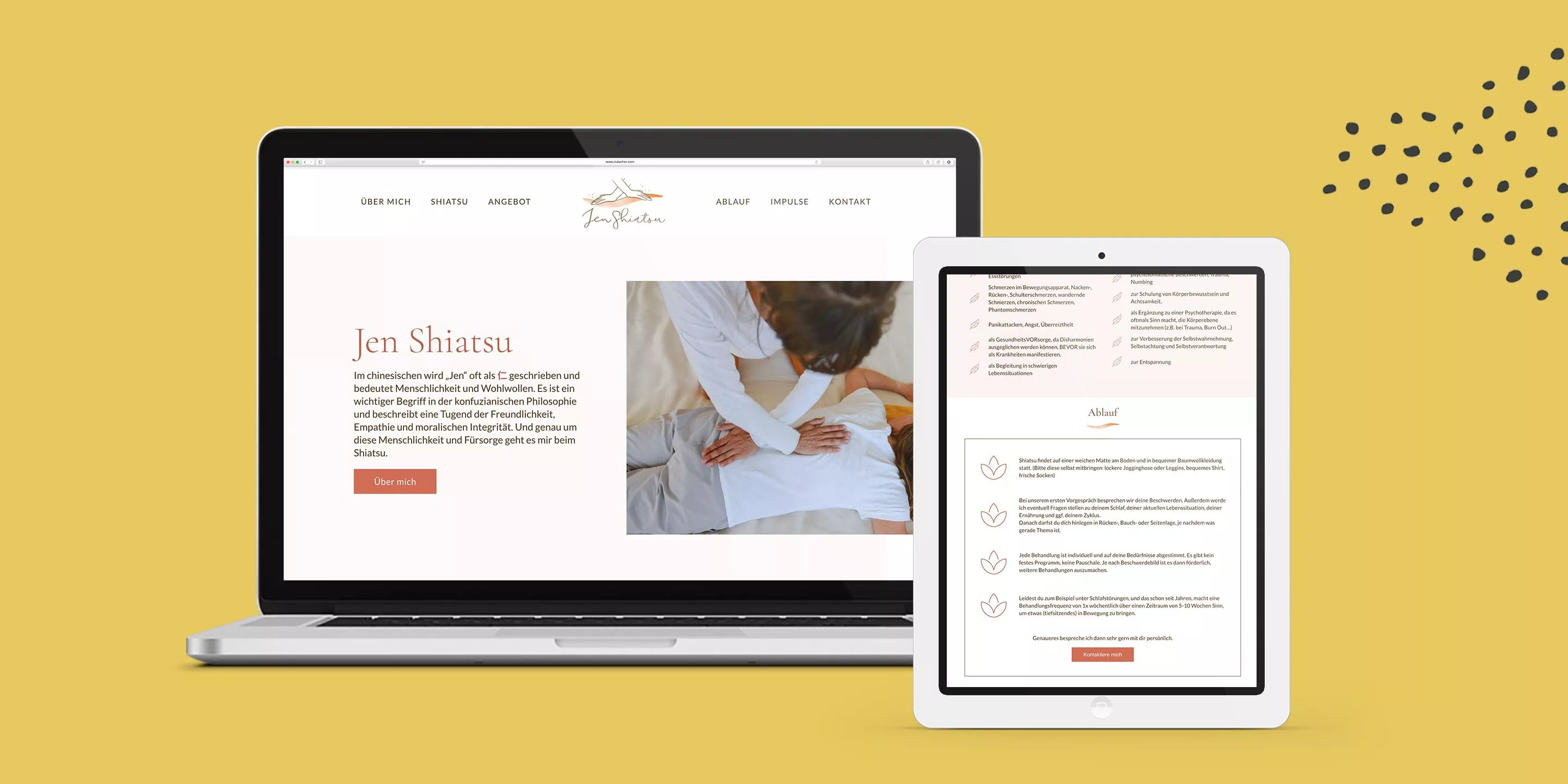 Jen Shiatsu Website Collage