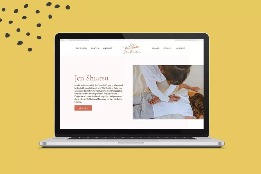 Jen Shiatsu Website Überblick