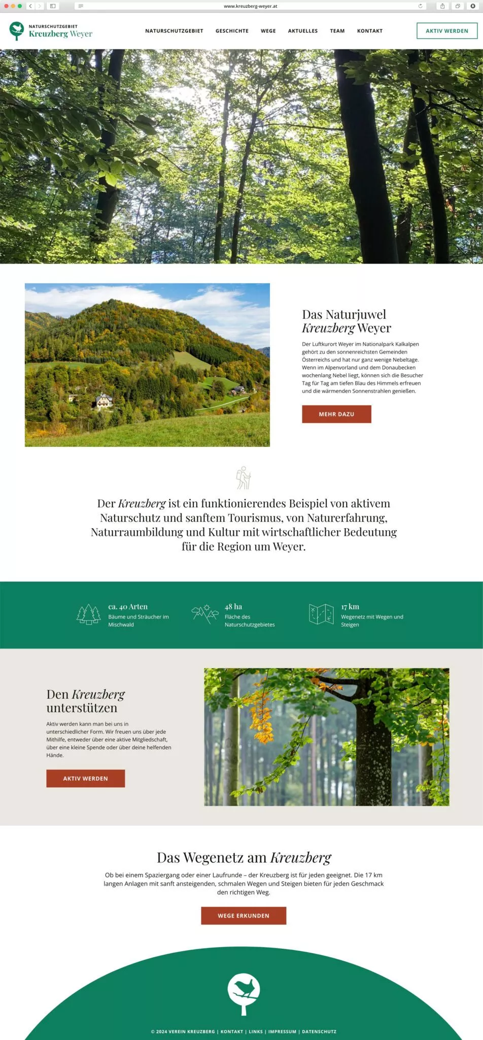 Kreuzberg Weyer Website Screenshot
