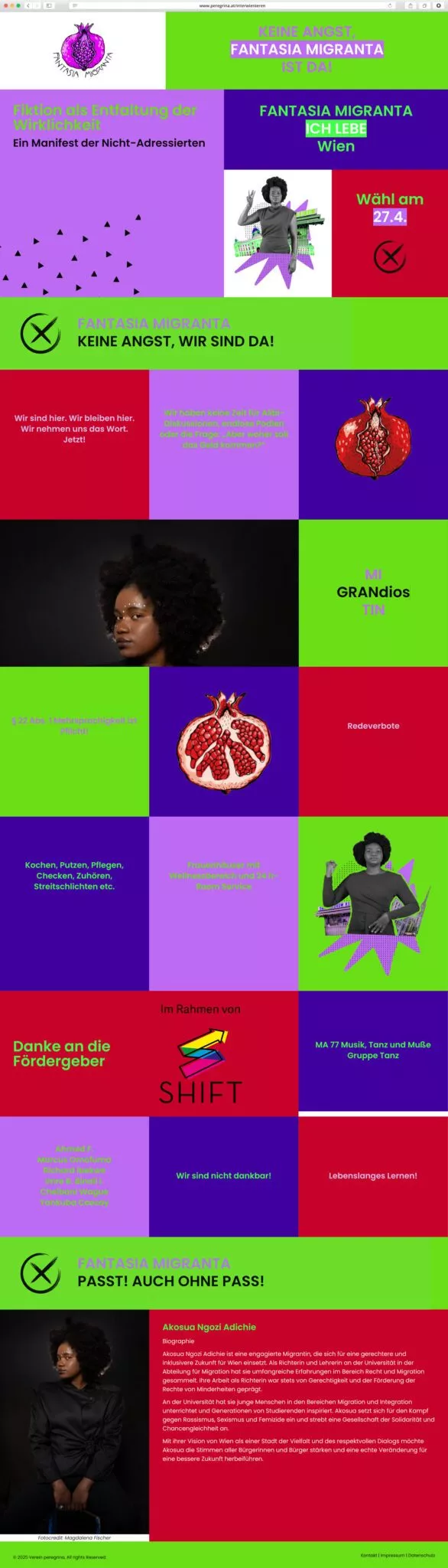 Peregrina Interwienieren Screenshot