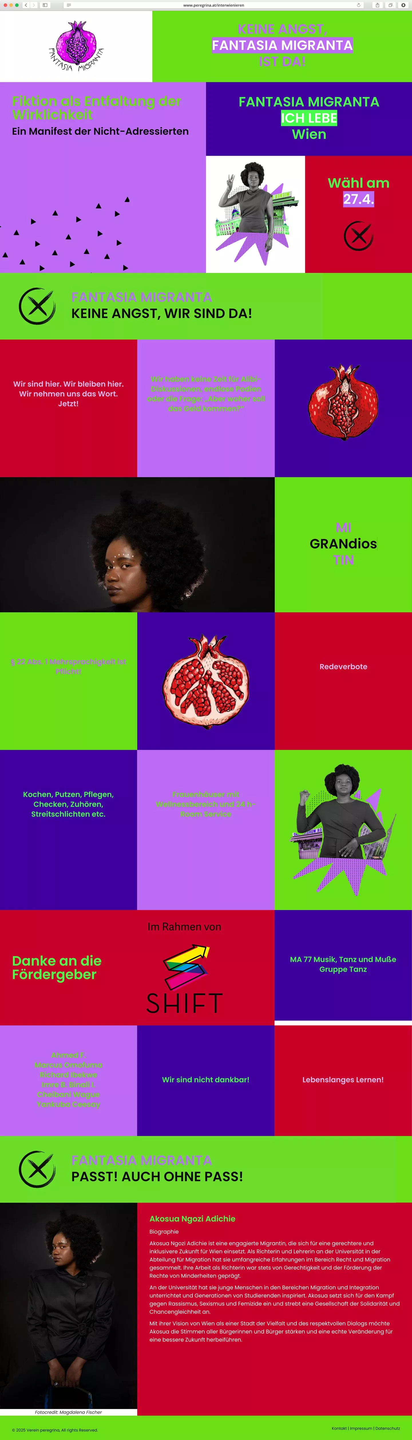 Peregrina Interwienieren Screenshot