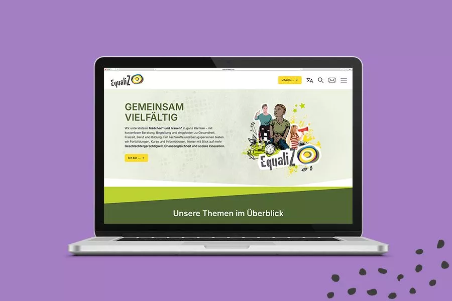 EqualiZ Website Übersicht EqualiZ Website Übersicht