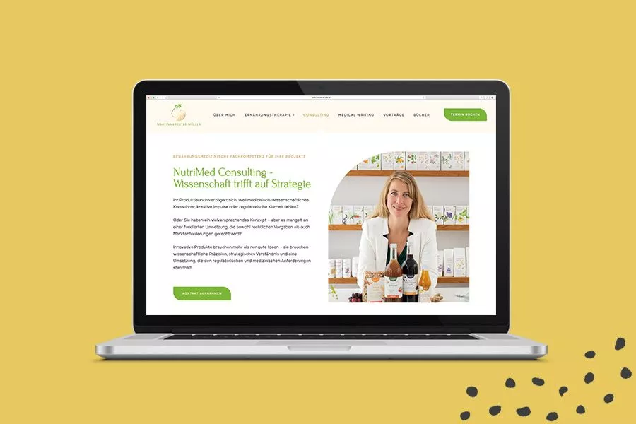 Martina Kreuter-Müller Website Overview