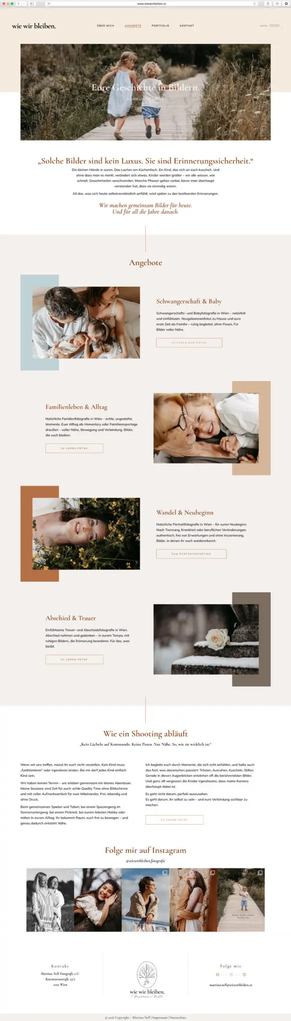 Martina Nell Website Screenshot