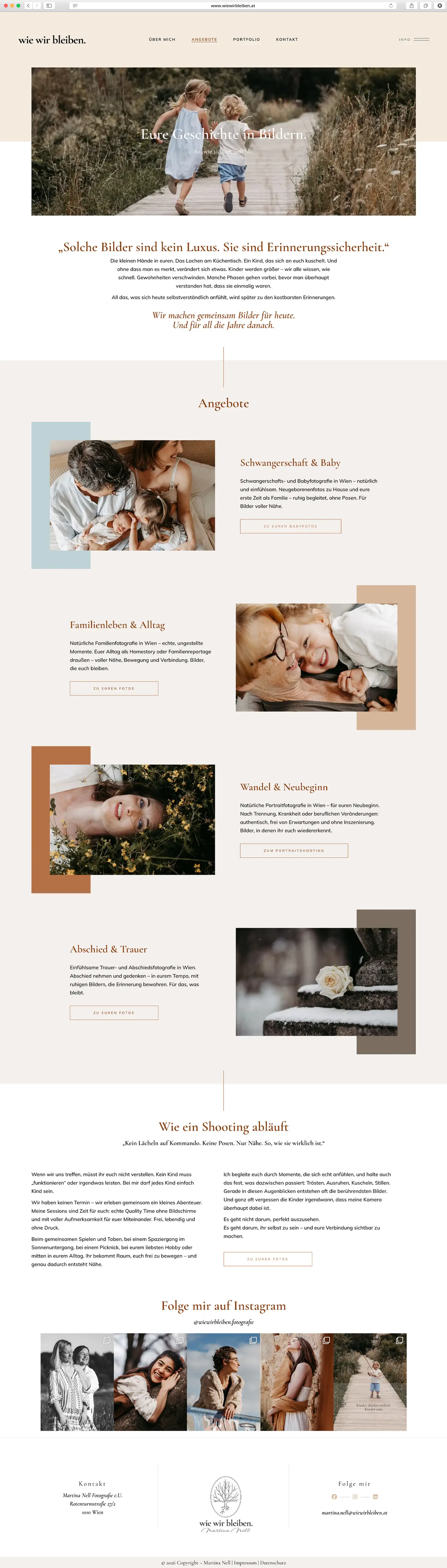 Martina Nell Website Screenshot