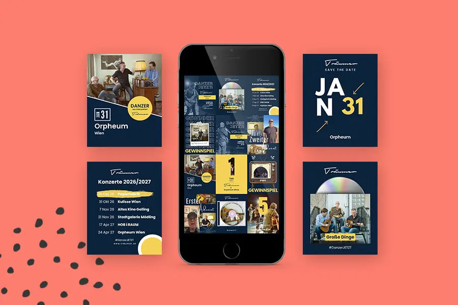 Tr&auml;umer Jubil&auml;um Social Media Overview