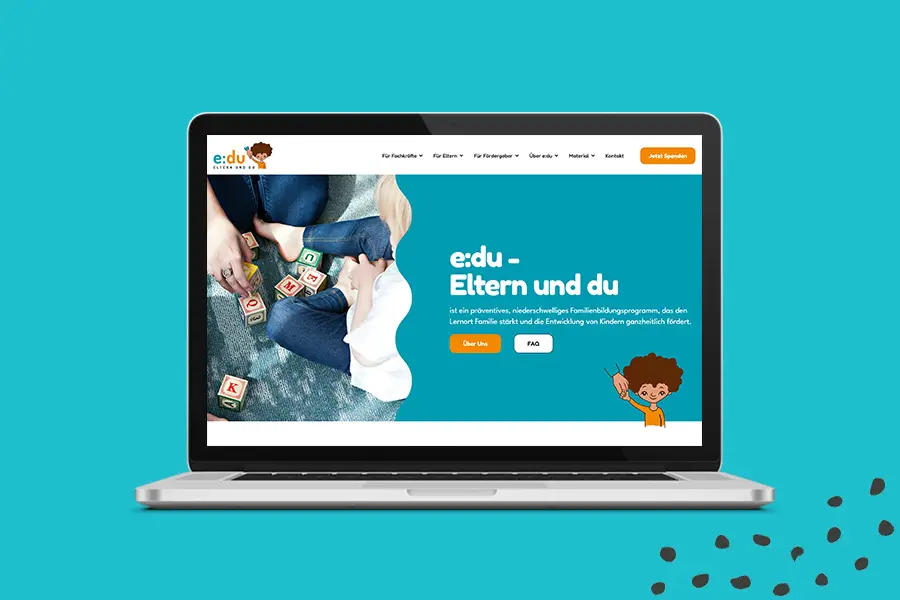 Familienbildung Website &Uuml;berblick