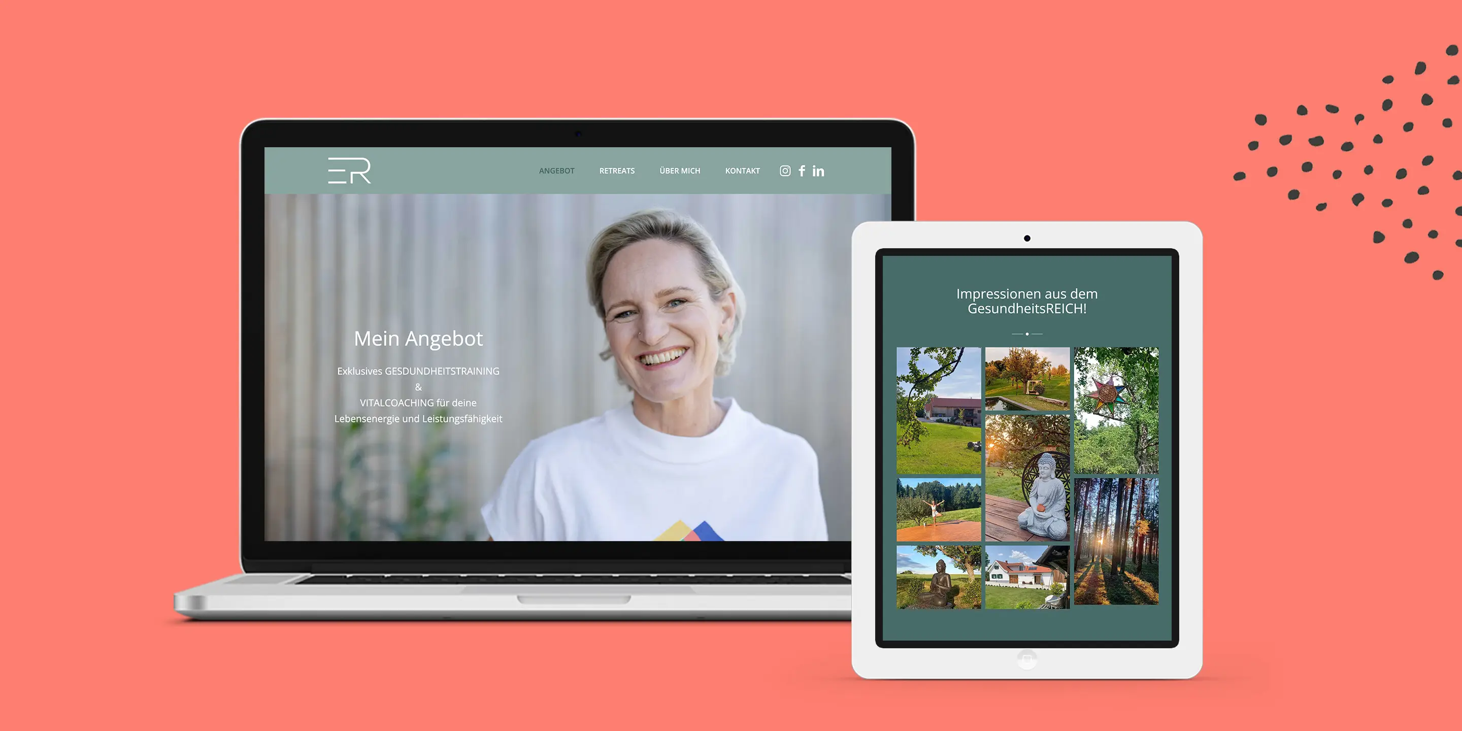 Vitalcoaching Website Collage
