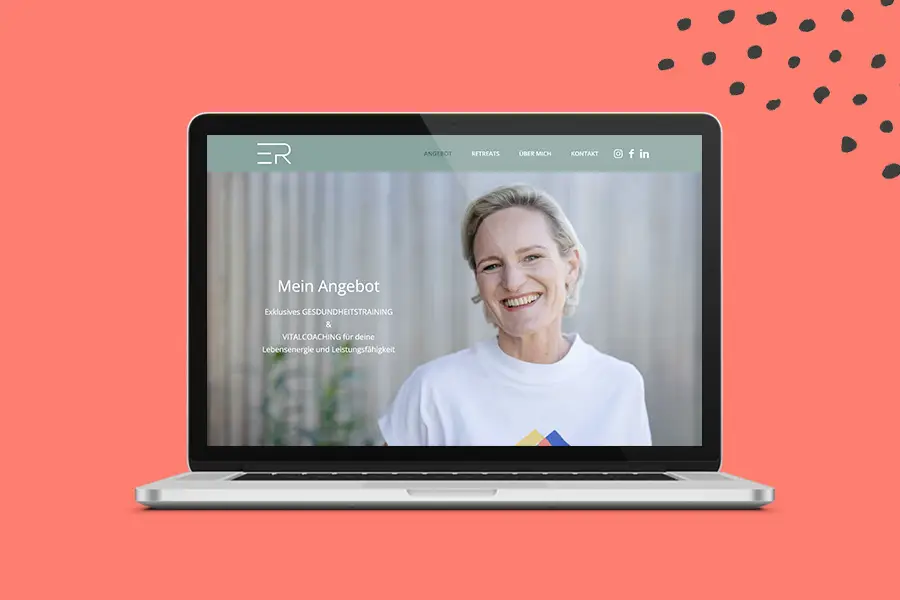 Vitalcoaching Website &Uuml;berblick
