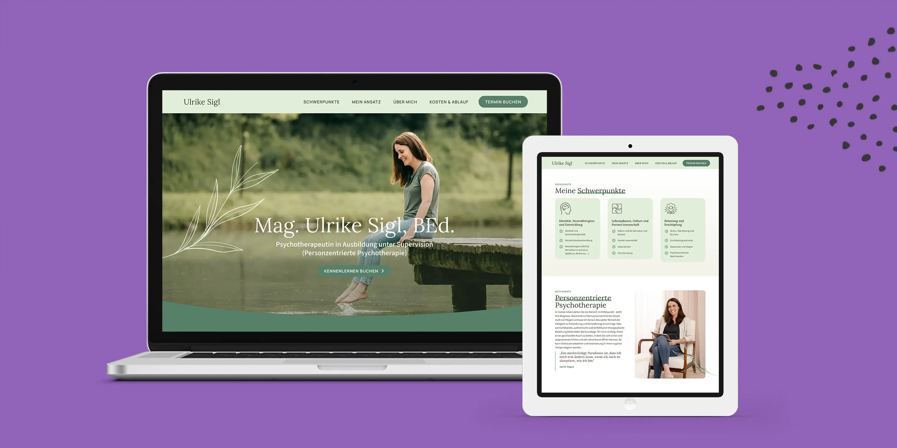 Ulrike Sigl Website Collage